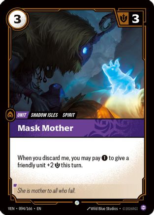 Mask Mother 094/166, Vendetta