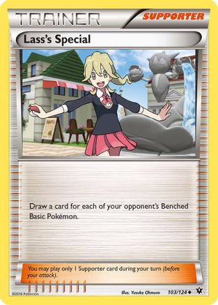 Lass's Special 103/124, XY - Fates Collide