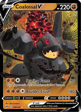 Coalossal V 098/185, SWSH04: Vivid Voltage