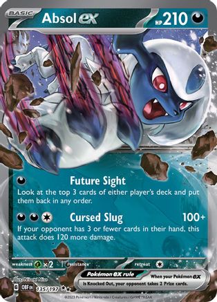 Absol ex 135/197, SV03: Obsidian Flames