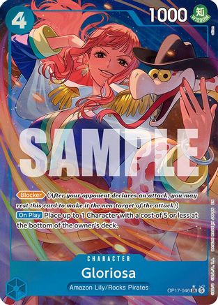 Gloriosa (Alternate Art) OP17-046, The World's Strongest Warriors