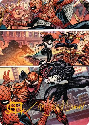 Maximum Carnage Art Card (Gold-Stamped Signature) 46, Art Series: Marvel's Spider-Man