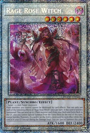 Rage Rose Witch (Starlight Rare) DOOD-EN040, Doom of Dimensions