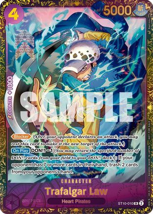 Trafalgar Law - ST10-010, One Piece Promotion Cards