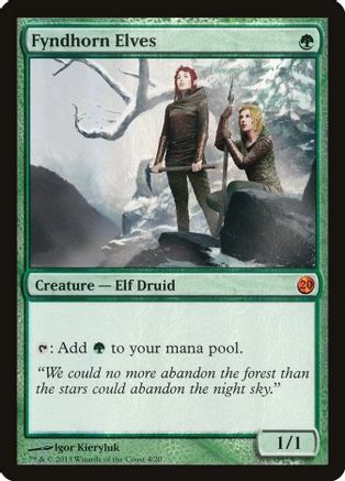 Fyndhorn Elves 4, From the Vault: Twenty
