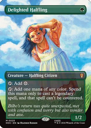 Delighted Halfling (Borderless) 25, The Hobbit: Eternal-Legal