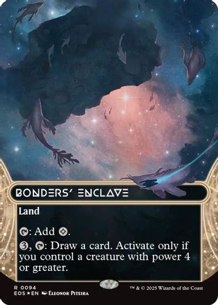 Bonders' Enclave (0094) (Borderless) (Galaxy Foil) 94, Edge of Eternities: Stellar Sights