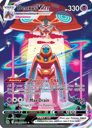 Deoxys VMAX GG45/GG70, SWSH: Crown Zenith: Galarian Gallery