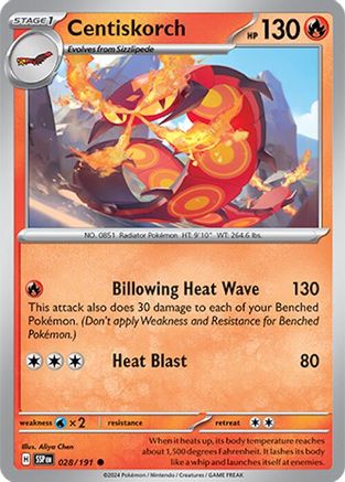 Centiskorch 028/191, SV08: Surging Sparks