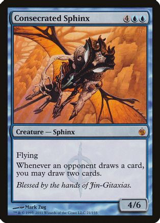 Consecrated Sphinx 21, Mirrodin Besieged
