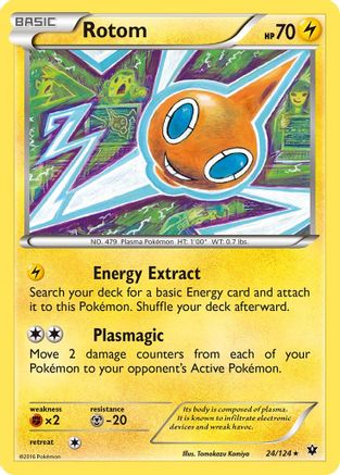 Rotom 24/124, XY - Fates Collide
