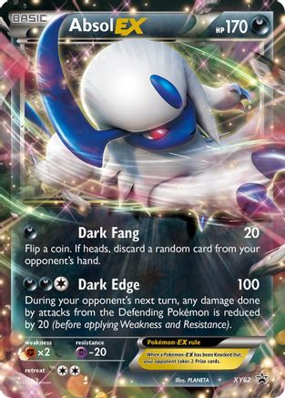Absol EX XY62, XY Promos