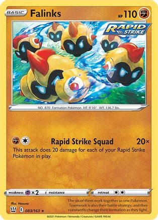 Falinks 083/163, SWSH05: Battle Styles
