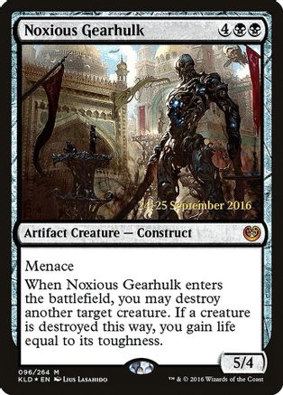 Noxious Gearhulk 96, Prerelease Cards