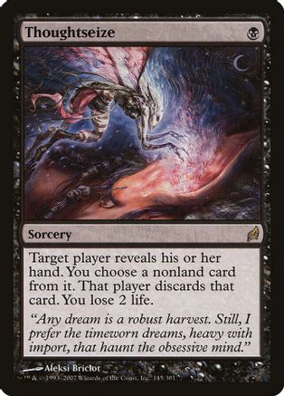 Thoughtseize, Lorwyn