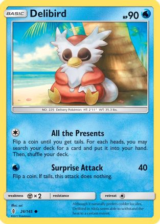 Delibird 26/145, SM - Guardians Rising
