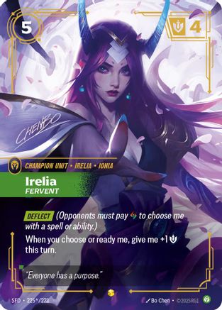 Irelia, Fervent (Signature), Spiritforged