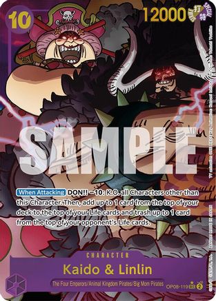 Kaido & Linlin (Parallel) OP08-119, Two Legends