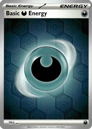 Basic Darkness Energy (Reverse Holofoil) 7, SV: Shrouded Fable