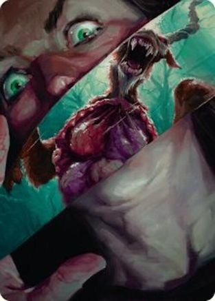 Hauntwoods Shrieker Art Card 40, Art Series: Duskmourn: House of Horror