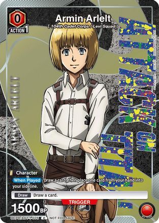 Armin Arlelt UEPR/AOT-1-075, Union Arena Promotion Cards
