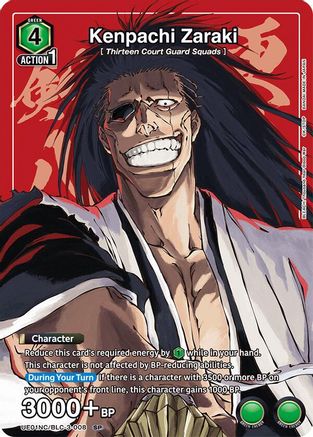 Kenpachi Zaraki, UE01NC: New Card Selection: BLEACH: Thousand-Year Blood War