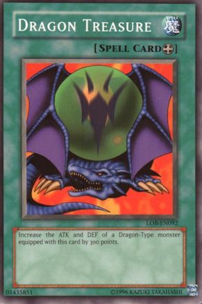 Dragon Treasure LOB-EN092, Legend of Blue Eyes White Dragon (Worldwide English)