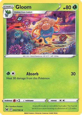 Gloom 002/196, SWSH11: Lost Origin