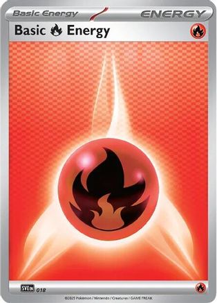 Basic Fire Energy 018, SVE: Scarlet & Violet Energies