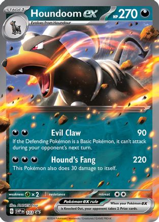 Houndoom ex 103, SV: Scarlet & Violet Promo Cards