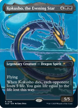 Kokusho, the Evening Star (Rainbow Foil) 1528, Secret Lair Drop Series
