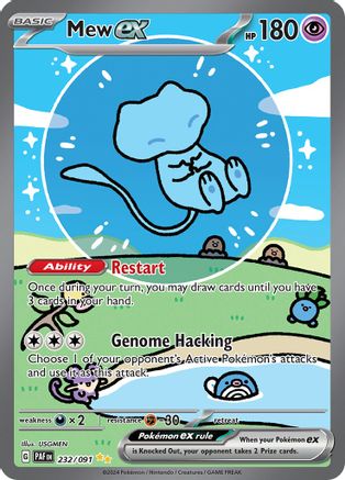 Mew ex - 232/091, SV: Paldean Fates