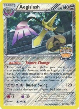 Aegislash - 85/146 (Regional Championships) 085/146, League & Championship Cards