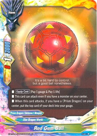 Red Gem Ball X-BT01A-CP02/0066EN, Crossing Generations