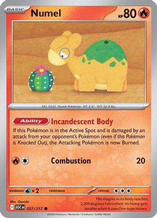 Numel 027/217, ME: Ascended Heroes
