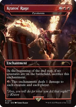 Kratos' Rage - Pyrohemia 2211, Secret Lair Drop Series