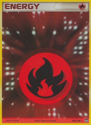 Fire Energy 104/108, EX Power Keepers