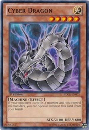 Cyber Dragon (Black) SDCR-EN003, Structure Deck: Cyber Dragon Revolution