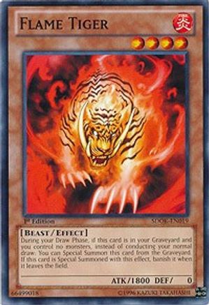 Flame Tiger SDOK-EN019, Structure Deck: Onslaught of the Fire Kings