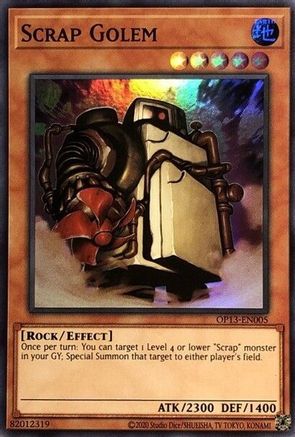 Scrap Golem OP13-EN005, OTS Tournament Pack 13