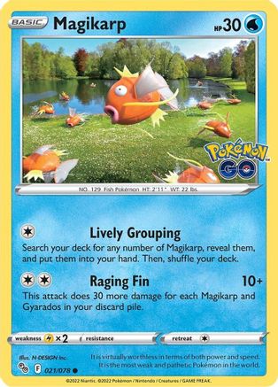 Magikarp 021/078, Pokemon GO