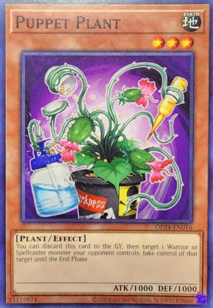 Puppet Plant OP24-EN016, OTS Tournament Pack 24