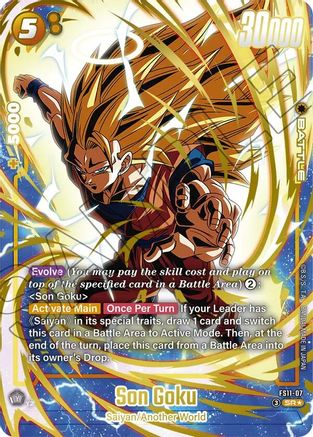 Son Goku - FS11-07 (Gold), Starter Deck EX: The Phase of Evolution