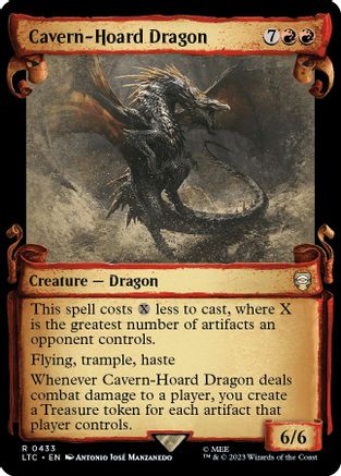 Cavern-Hoard Dragon (Showcase Scrolls) 433, Commander: The Lord of the Rings: Tales of Middle-earth