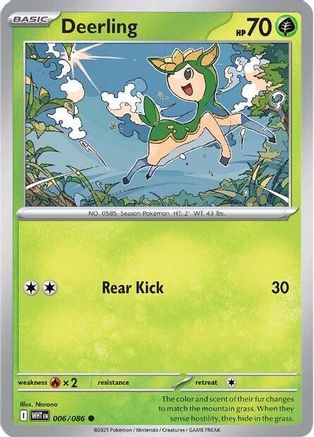 Deerling 006/086, SV: White Flare