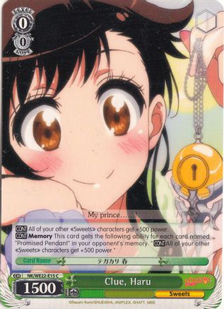 Clue, Haru NK/WE22-E15, NISEKOI Extra Booster