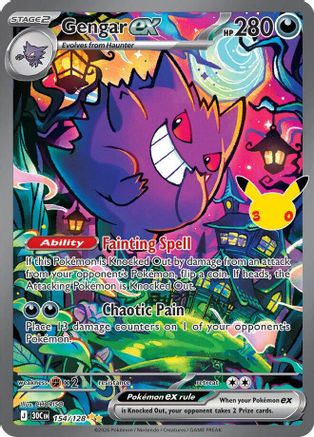 Gengar ex - 154/128, ME: 30th Celebration