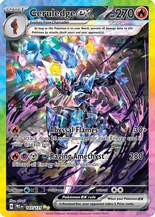 Ceruledge ex 147/131, SV: Prismatic Evolutions