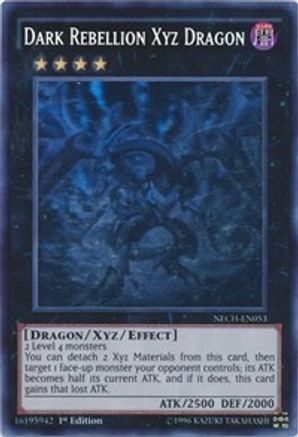 Dark Rebellion Xyz Dragon (Ghost Rare) NECH-EN053, The New Challengers