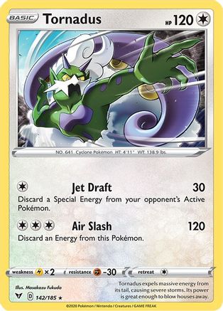 Tornadus 142/185, SWSH04: Vivid Voltage